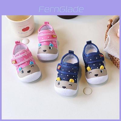 Cartoon Baby Shoes Soft Sole Walking Shoes For Toddlers With Antislip Canvas For Boys Girls