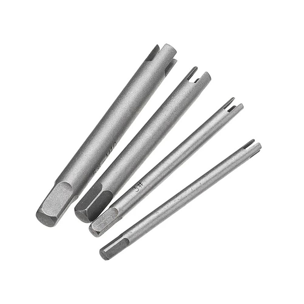 5pcs M4-M10 Broken Tap Extractor Guide Easy Wire Screw Remover Tools Drill Bits