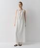 Ia Back Cowl Maxi Dress (Ivory)