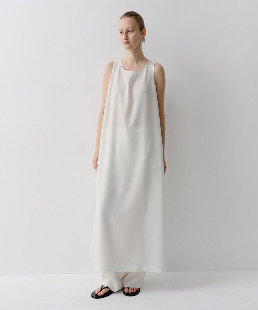 Ia Back Cowl Maxi Dress (Ivory)