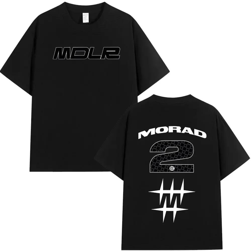 Rapper Morad MDLR Tour Album T Shirt Unisexs Unisex High Quality Cotton Tee Shirt Fashion Hip Hop Short Sleeve Tshirts Streetwear
