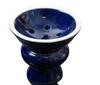 Hookah Bowl for Shisha, Ceramic, Large Blue