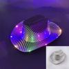 Four Color Led Light Up Western Cowboy Hat With Sequin Pattern For Party Cosplay Stage Performance