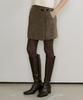 Otte Alia Alpaca Check Skirts_Brown