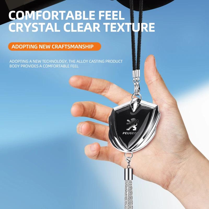 Car Interior Accessories Pendant Creative Rearview Mirror Decoration Pendant For Peugeot 206 208 306 307 308 408 5008 2008 3008