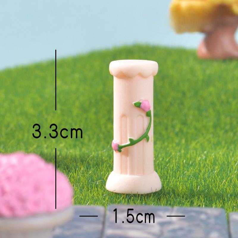 Micro-landscape Creative European-style Landmark Buildings, Garden Dollhouses, Decorative Handicrafts, and Miniature Small Ornaments