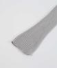 Yours High Neck Ribbed Sheer Knit BEXP4179 L Light Gray Women's