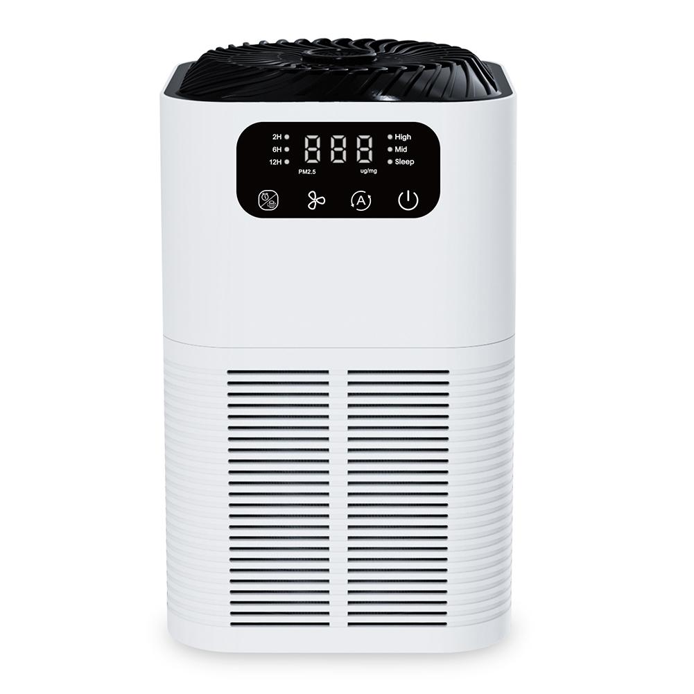 Air Purifier with HEPA Filter and Negative Ion Functionality Featuring Three Modes of Operation and Four Timer Choices