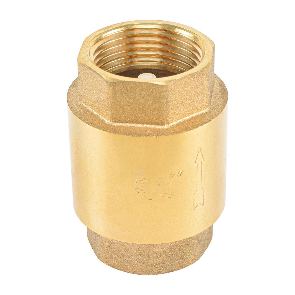 High Quality Brass Vertical Check Valve 1/2 '' -4 '' Inch Internal Thread Spring Check Valve Anti Backflow Vertical Check Valve