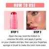 3-in-1 Wangen-Lippen-Tönstift Feuchtigkeitsspendender Rouge-Stift Augen Wangen Lippen Aufhellende Creme Wasser-Gel-Tönstift Mattes Kontur-Make-up