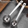Stainless Steel Coffee Measuring Scoop Food Grade Multi Use Precise Markings for Home Baking Spice Measuring Use