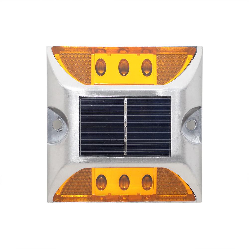 

Ground Lights LED Solar Power Ground Marker Lights Waterproof Driveway Road Highway Spike Lamp Aluminum Solar Power Ground Light светло-желтый