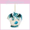 Colorful Cartoon Eyeball Dragon Car Hanging Ornament Festive Holiday Home Decor Gift
