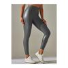 Pu Leder Leggings Hohe Taille Dunkelgrau