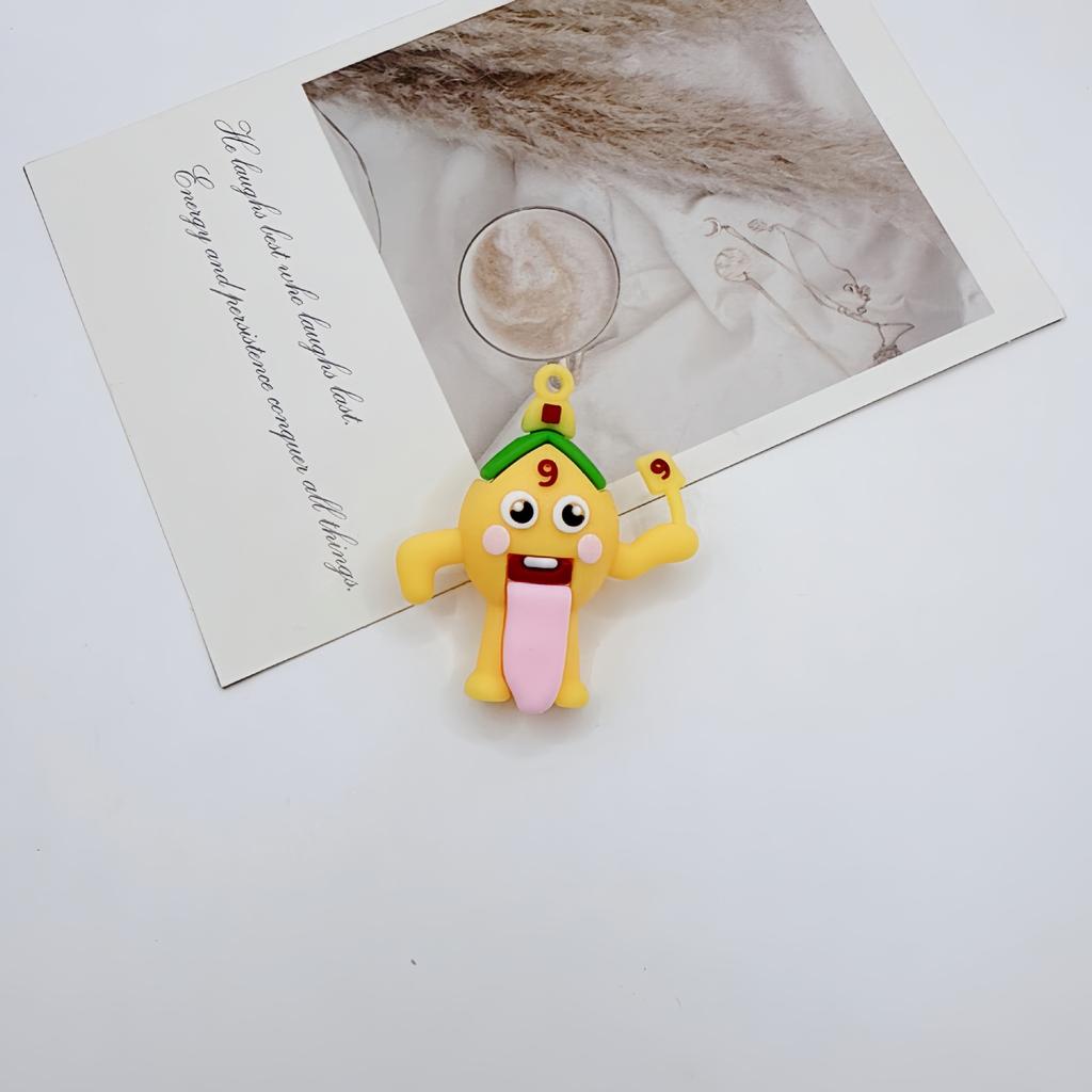 The Brain Rotten Family Stole A Brain Rotten Strawberry Elephant Doll Doll Funny Abstract Figure Pendant