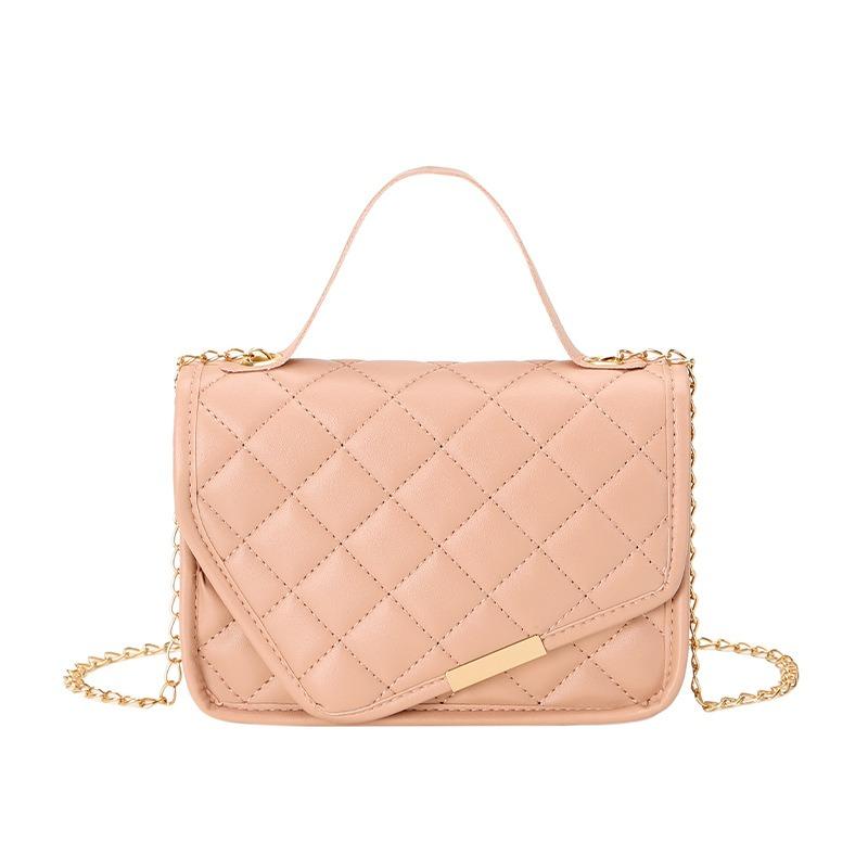 New fashion casual portable shoulder women's bag crossbody simple embroidered thread small square bag crossbody bag