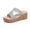 Fashion 2024 New Women Summer Comfort Breathable Sandals Platform Shoes Wedge High Heel Open Toes Fashion Beach Causal Sandal