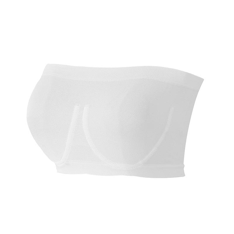 Multi Color Strapless Bandeau Bra S белый