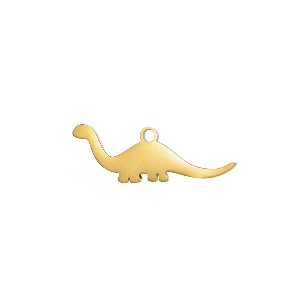 CARLIDANA Simple Ocean Shell Cat Fish Bird Pendant Charm Gold Plated Stainless Steel Charm For Bracelet Earrings DIY Jewelry