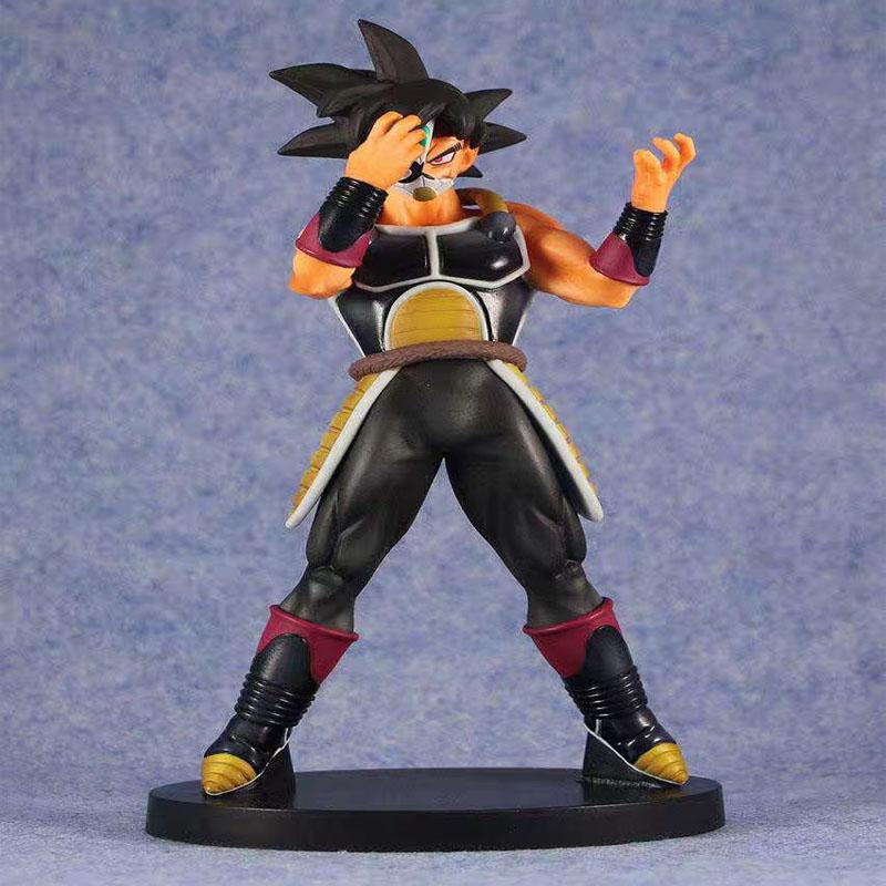 

21cm Anime Dragon Ball Z Figure Mask Bardock Battle Heroic Super Saiyan Action Figure Statue Model Toys Gift