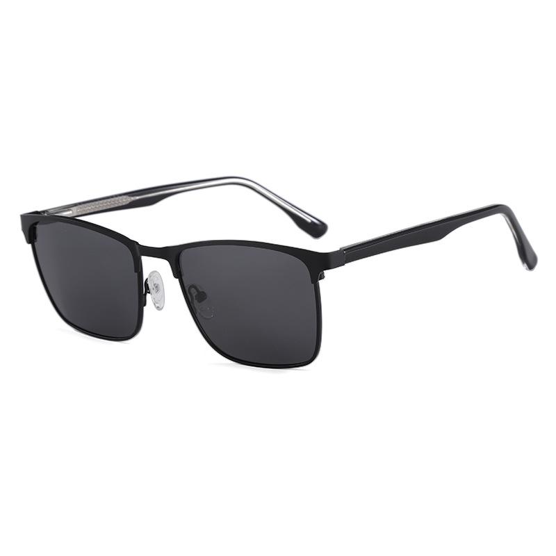 2026 new polarized sunglasses with acetate pins on the temples, high-end sunglasses, European and American fashion glasses, specifically for driving