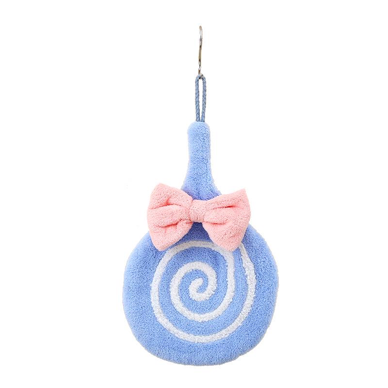 Cute Cartoon Hanging Hand Towel - Absorbent, Thickened Bathroom or Kitchen Dishcloth