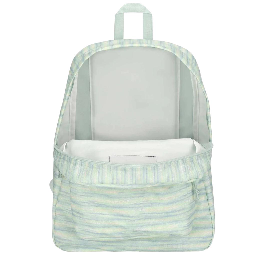 JanSport Superbreak Rucksack, Damen grüner Rucksack