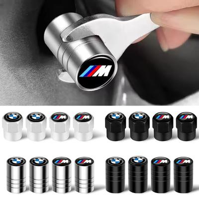 4Pcs 3D Metal Wheel Tire Valve Caps Dust-proof Cover For BMW M X1 X2 X3 X4 X5 X6 X7 G20 G30 6GT E46 E90 E60 F10 E39 Accessories