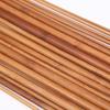 36cm Double-Ended Carbonized Bamboo Knitting Needles - Sharp, Smooth DIY Yarn Tool