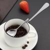 1Pcs Cute Curved Coffee Spoon Teaspoon Unique Condiment Drink Hanging Tea Coffee Dessert Stainless Steel Drink Tableware