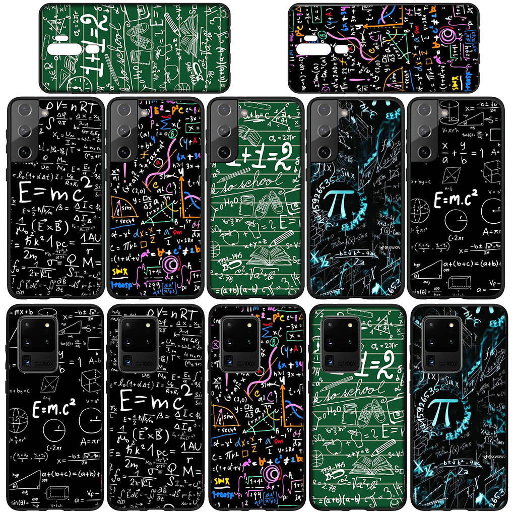 For iPhone 16 15 Xiaomi Redmi Note 14 13 12 11 Pro Max X 8 16e Samsung Galaxy S25 S24 S23 Moto OPPO Huawei Chemistry Maths Equation Formula Phone Case