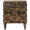 Nightstand Brown 40 x 33.5 x 46 cm Solid Mango Wood