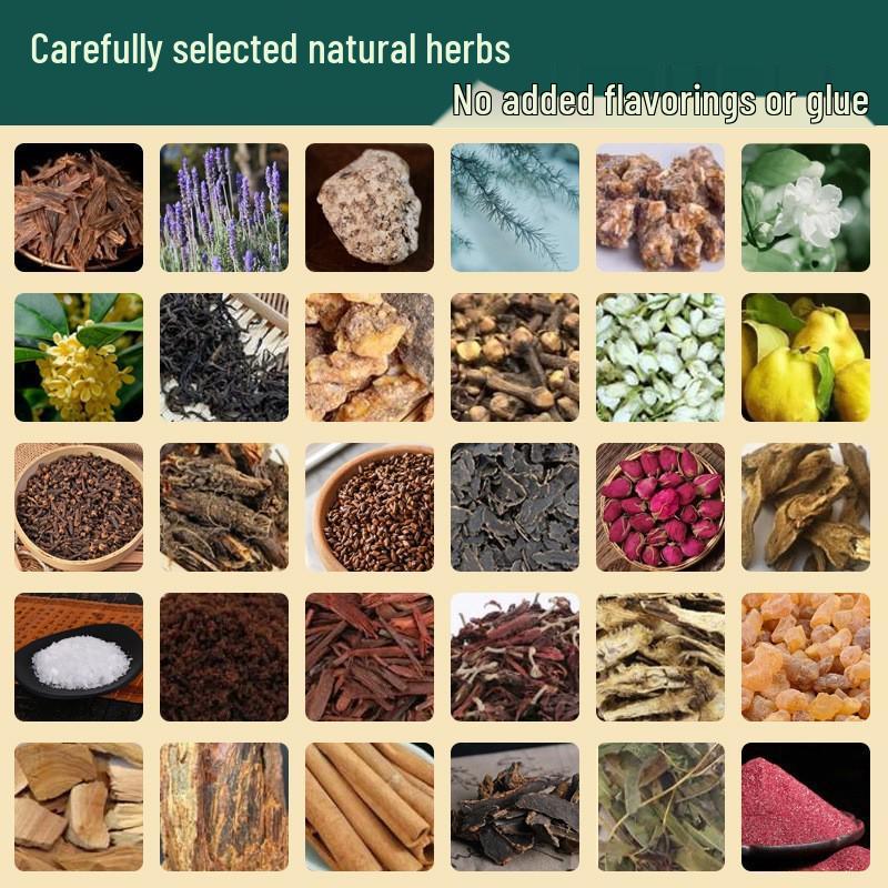 Natural Incense: Agarwood, Sandalwood, Aromatherapy Beads & Powder with Ambergris & Dalbergia for Home Use