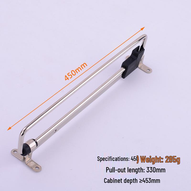 Retractable Wardrobe Hanging Rod - Modern Minimalist Clothes Hanger