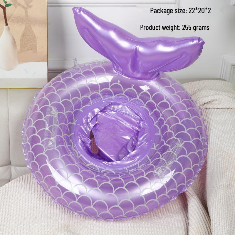 Large Toddler Boat-Themed Swimming Ring with Canopy & Steering Wheel