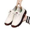 Export Large Size Soft Sole Single Shoes New Spring and Autumn Flat Bottom Fashion Soft Leather Mother Shoes Handmade Shoes