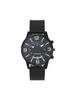 Sporty Ins High-quality Simple Trend Round Dial Pointer Style Silicone Strap Men's Watch