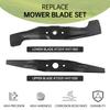 2er-Pack 72511-VL0-S00 72531-VH7-000 21 Zoll Rasenmähermesser-Set Kompatibel mit für HRR2169PKA HRR2169VKA HRR2169VLA HRR2169VYA HRX217 HRX217K1 HRX217 HR