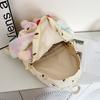 School bag new high-value cartoon cute backpack ins style school bag versatile super cute sweet backpack niche leisure bag