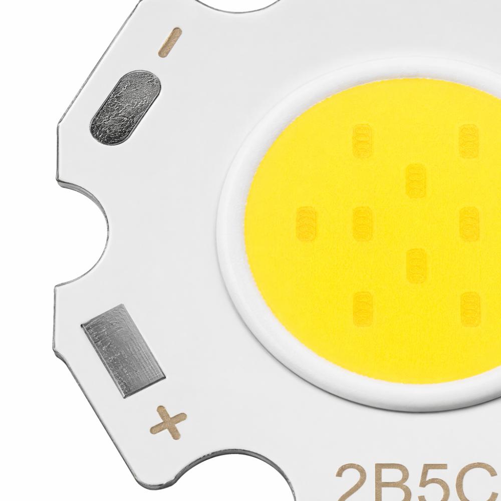 12PCS 5W COB Light Emitter 15-17V COB LED Chip Beads Easy Energy Saving Bulb Downlight Ceiling Lamp
