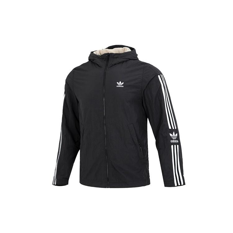 adidas Original Reversible Polar Fleece Jacket  Black Beige  Men s HL9186 S