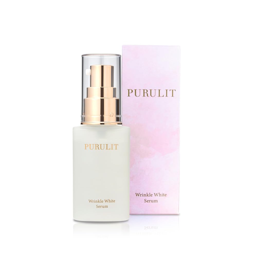 

PURULIT Wrinkle White Serum [Quasi-drug] Beauty Serum for Wrinkle Improvement, Whitening, and Spot Treatment. Contains Niacinamide. Firming and