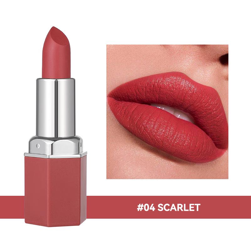 OWKJASW Walker Jessa 6-Color Matte Moisturizing Lipstick