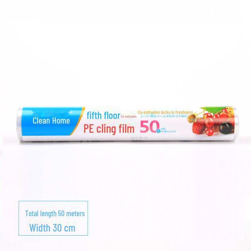 

Большой рулон полиэтиленовой пищевой пленки для продуктов питания, овощей и фруктов