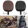 Motorcycle Accessories Rear Passenger Pillion Pad Seat PU Leather Black Brown For 2010-2015 Harley-Davidson Forty Eight XL1200X