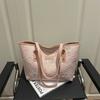 New Student Class Shoulder Armpit Large Capacity Commuting Leisure Tote Bag Dopamine Printed Bag