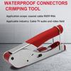 Coaxial Cable Crimping Pliers Mesh Pliers F Head Extrusion Head Special Pliers RG59/RG6 Installation Electrician Tools