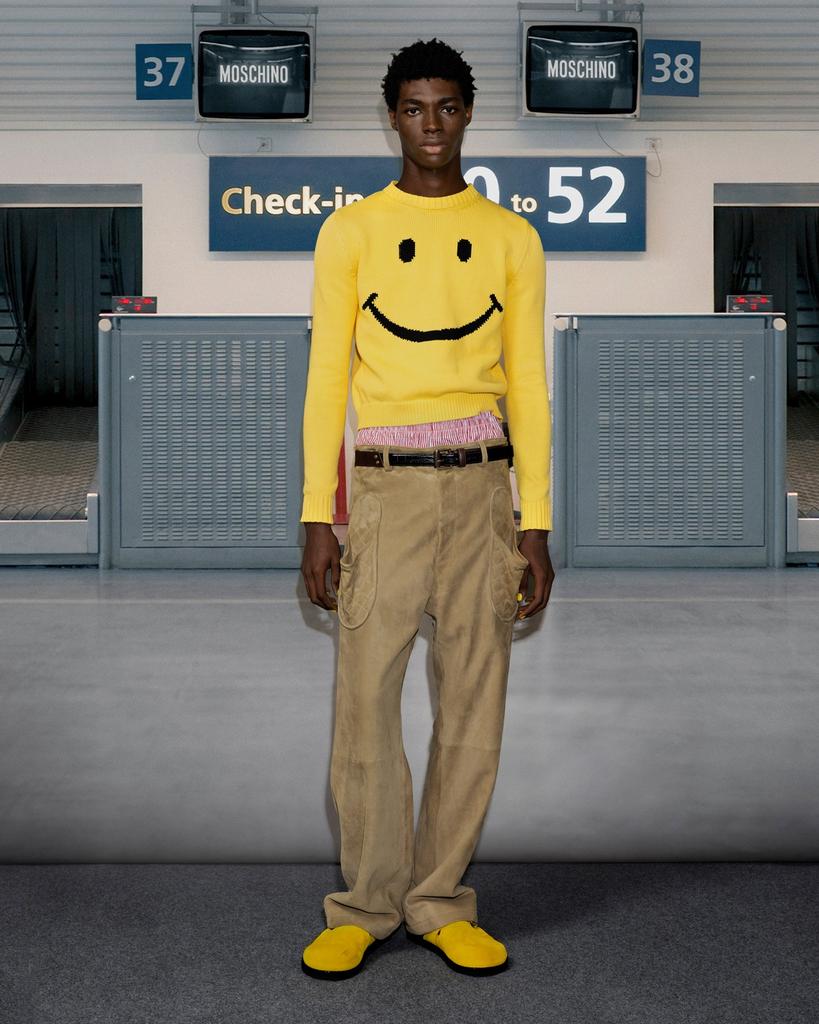 MOSCHINO Smiley Pullover Knit