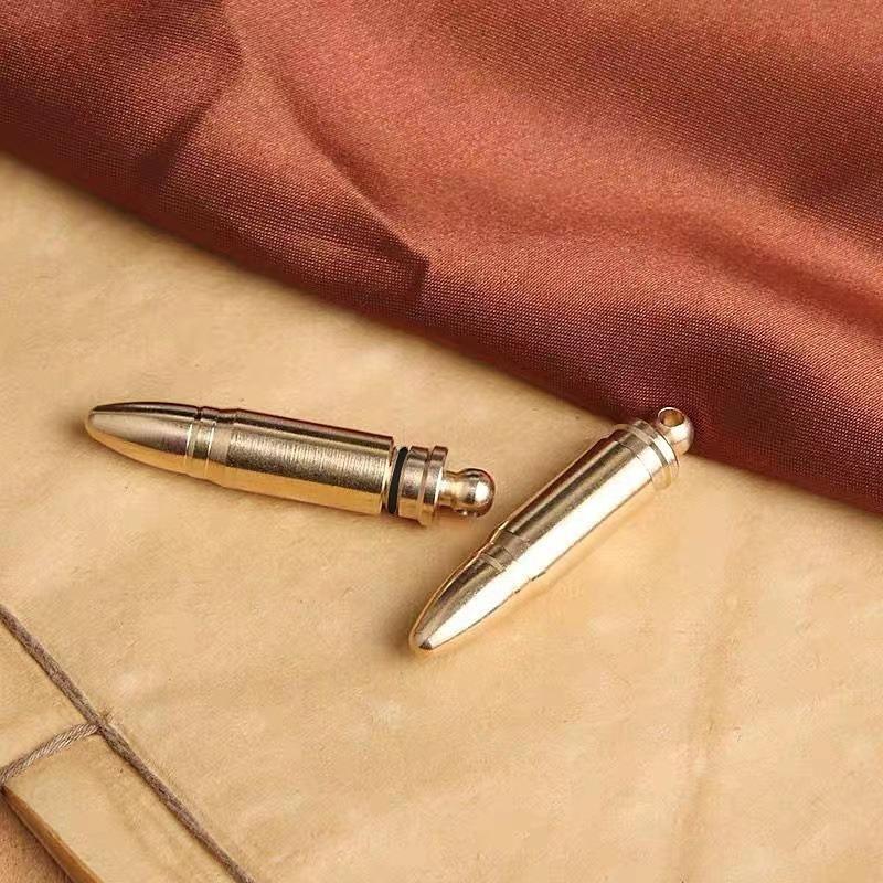 Brass Keychain Bullet Knife Express Knife Pendant Disassembly Express Knife Keychain Knife Pendant