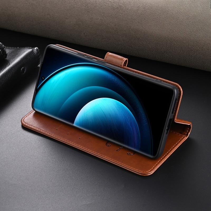 Vhodné pro pouzdro na mobilní telefon Xiaomi 14TPro Vzor kůže Xiaomi Plně kryjící 14ultra Proti pádu Business 14t Měkké kožené pouzdro